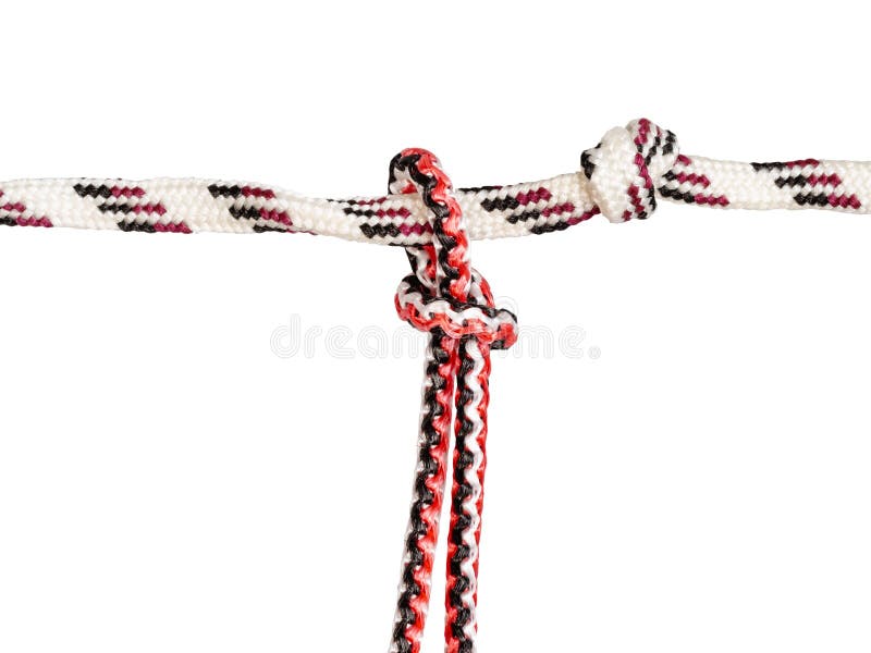 Um outro lado da trela baseado no nó do deslizamento na corda imagens de stock royalty free Um outro lado da trela baseado no nó do deslizamento na corda imagens de stock royalty free