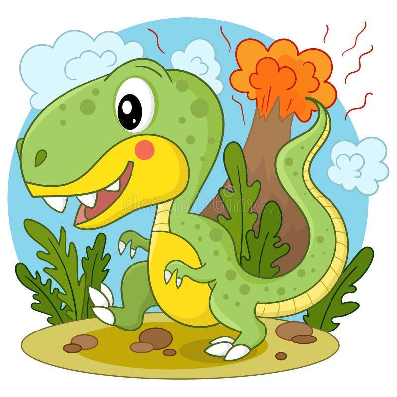 Pequeno Estegossauro De Dinossauro. Ilustração Infantil. Vetor Ilustração  do Vetor - Ilustração de dinossauro, bebê: 253365769