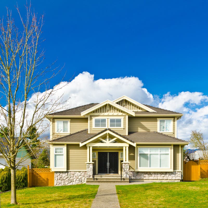 Uma casa foto de stock