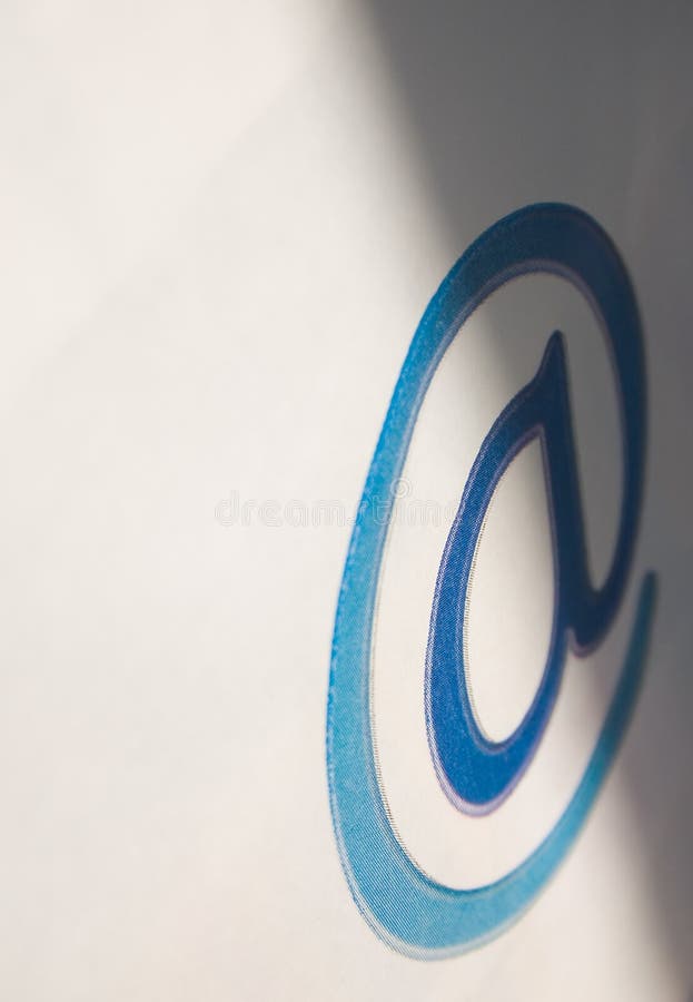 Uma comunicação do email - @ fotos de stock Uma comunicação do email - @ fotos de stock