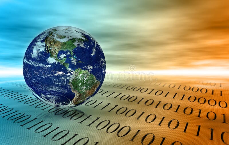 Comunicação global ilustração stock