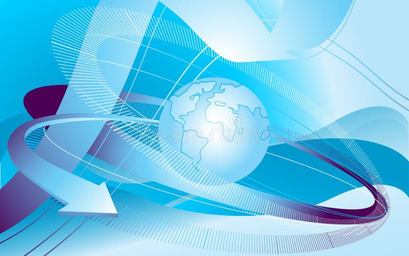 Comunicação global ilustração stock