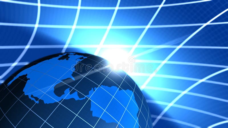 Comunicação global ilustração stock