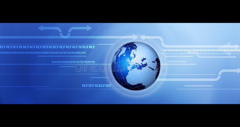 Comunicação global ilustração do vetor