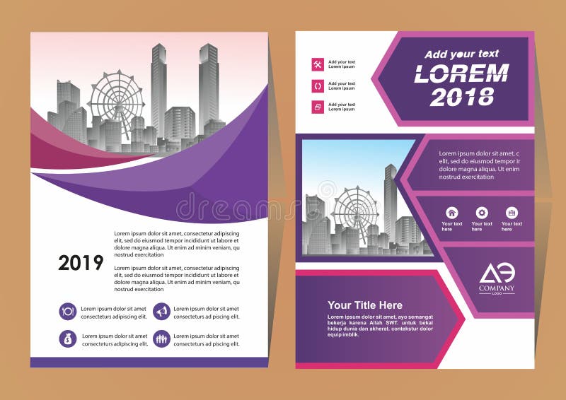 Uma disposi??o moderna do folheto da tampa do neg?cio com ilustra??o do vetor da forma ilustração royalty free Uma disposi??o moderna do folheto da tampa do neg?cio com ilustra??o do vetor da forma ilustração royalty free