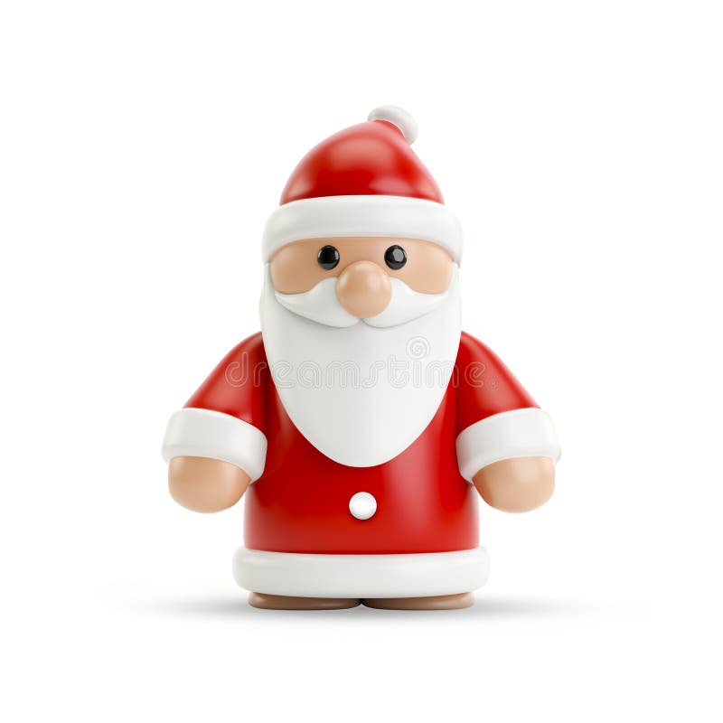 uma figura pequena doce de Papai Noel ilustração do vetor uma figura pequena doce de Papai Noel ilustração do vetor