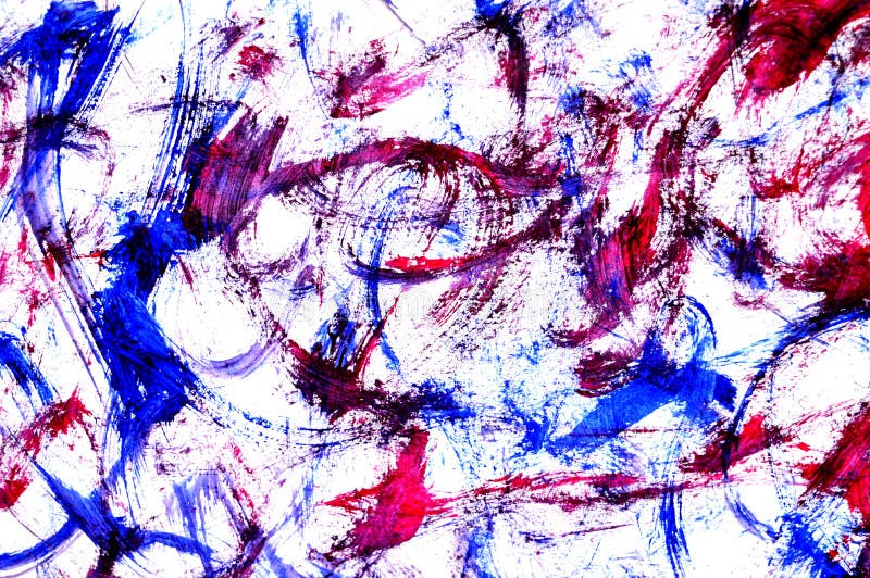 Uma foto de uma pintura abstrata do guache fotos de stock Uma foto de uma pintura abstrata do guache fotos de stock