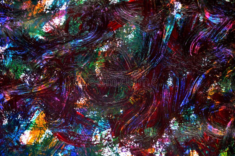 Uma foto de uma pintura abstrata do guache imagem de stock Uma foto de uma pintura abstrata do guache imagem de stock