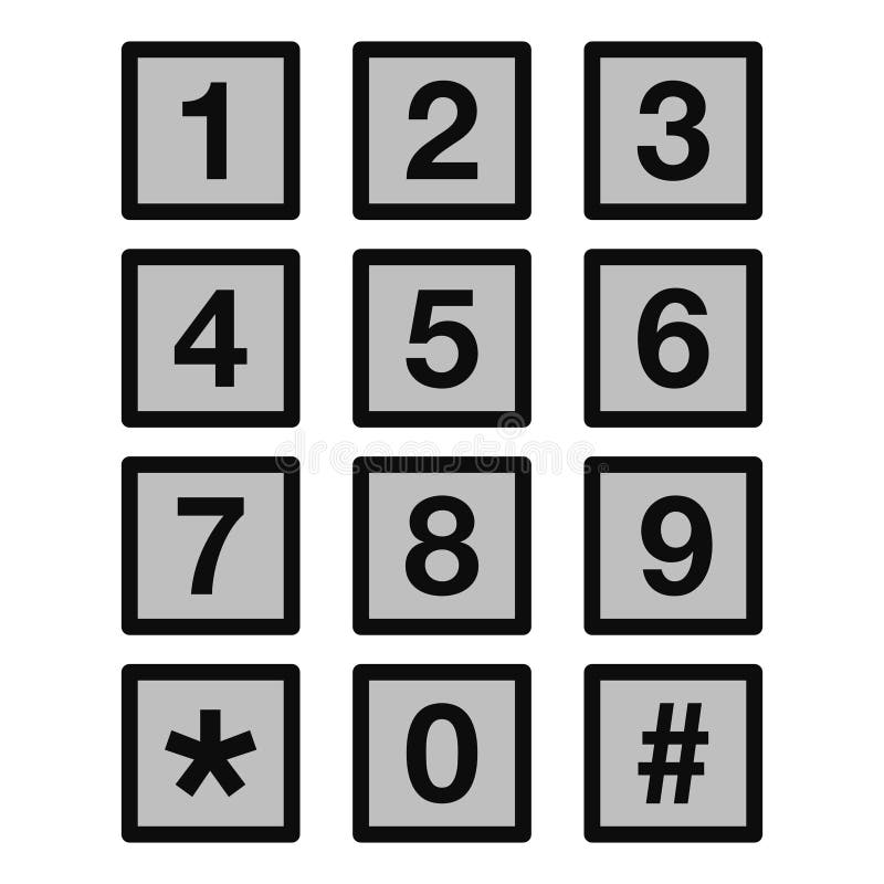 Botão De Função De Bloqueio De Número No Teclado Do Computador Royalty Free  SVG, Cliparts, Vetores, e Ilustrações Stock. Image 178385105