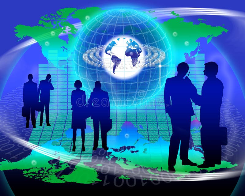 An image for the concept of Worldwide Marketing Network Technology showing a map of planet earth with computer data code around and behind it with a sphere of web around and illustrates of men and women on mobile phones indicating they are communicating for marketing purposes safely over the internet or world wide web. Also featured is a block of chart bricks. An image for the concept of Worldwide Marketing Network Technology showing a map of planet earth with computer data code around and behind it with a sphere of web around and illustrates of men and women on mobile phones indicating they are communicating for marketing purposes safely over the internet or world wide web. Also featured is a block of chart bricks.