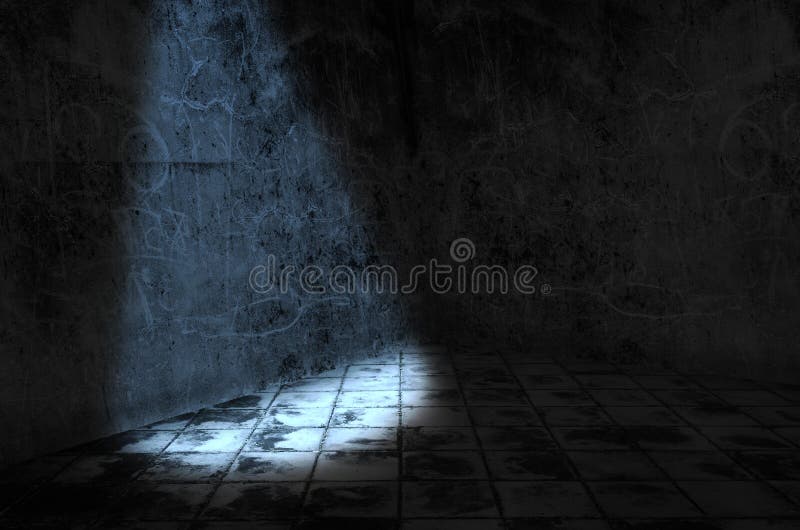 Uma luz na sala escura imagem de stock royalty free Uma luz na sala escura imagem de stock royalty free