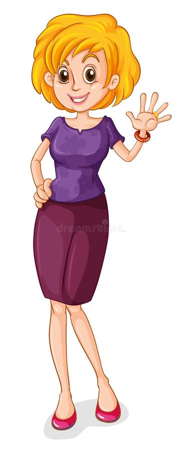 Uma mãe de funcionamento ilustração stock Uma mãe de funcionamento ilustração stock
