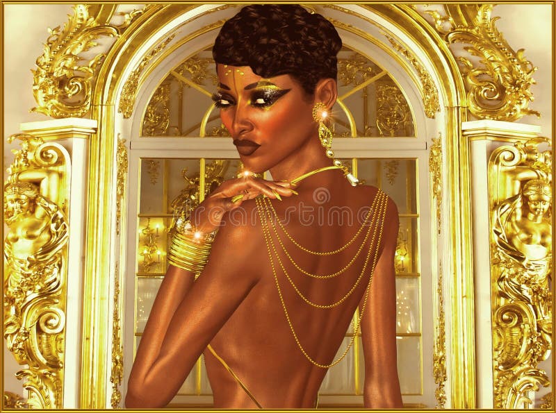 Uma noite do luxo. ilustração royalty free
