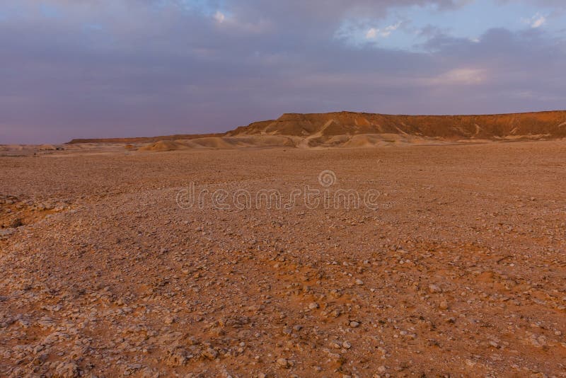 Uma paisagem do deserto ao sudeste de Riyadh, Ar?bia Saudita imagem de stock royalty free Uma paisagem do deserto ao sudeste de Riyadh, Ar?bia Saudita imagem de stock royalty free