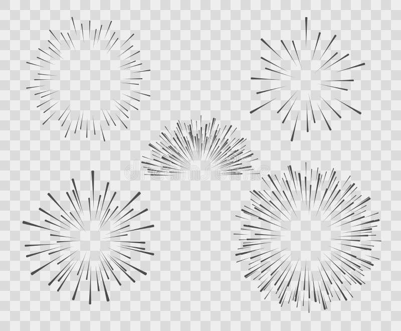 Desenho de fogos de artifício Preto e branco, fogos de artifício, branco,  folha png