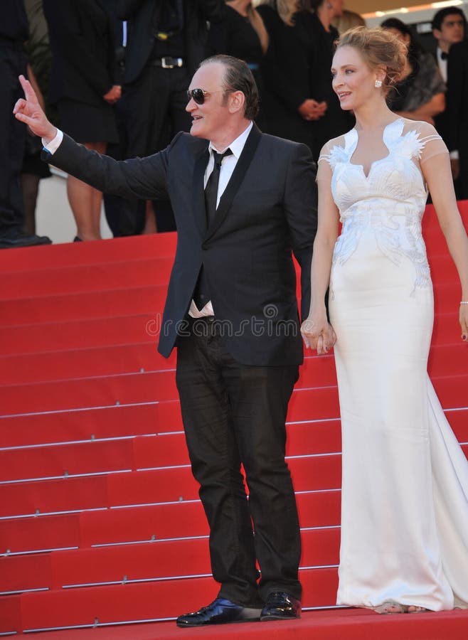 Uma Thurman & Quentin Tarantino obrazy royalty free Uma Thurman & Quentin Tarantino obrazy royalty free