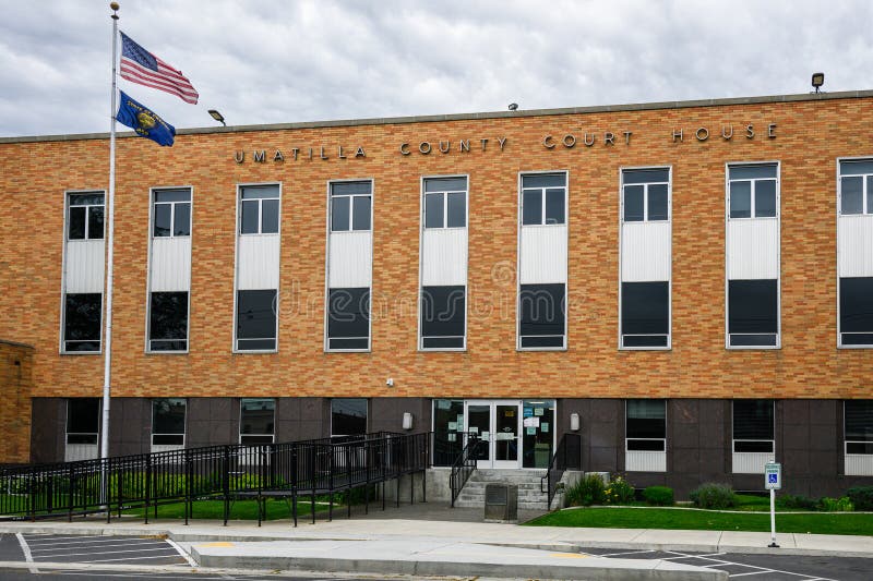 Umatilla County Court House Brick Building Entrance Editorial Image Umatilla County Court House Brick Building Entrance Editorial Image