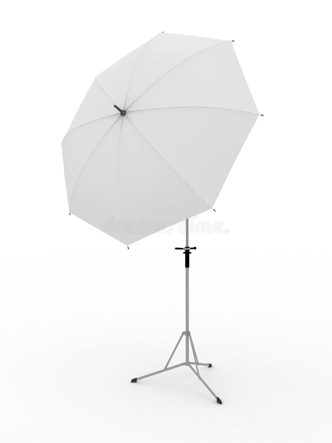 Umbrella stock photo. Image of isolated, illuminated, white 7186424