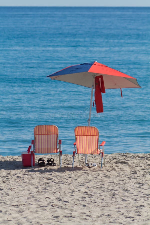 Beach Chairs Hawaii stock image. Image of chairs, table 13991693