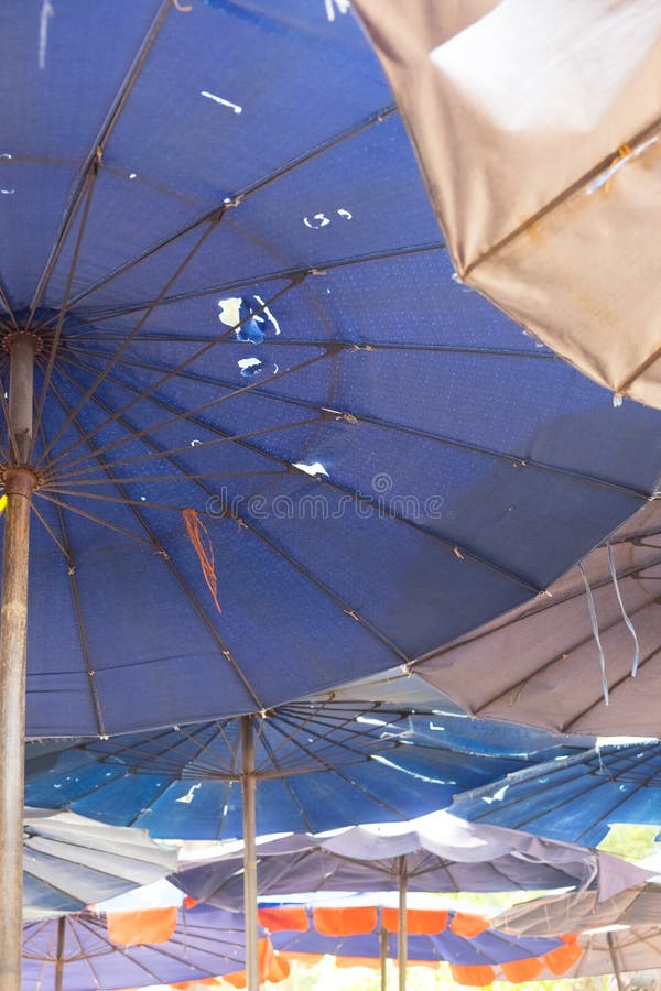Umbrella covered with sun stock image. Image of object 70273491