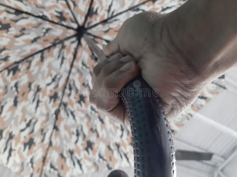 Umbrella Griped in the Hand Stock Image Image of hand, finger 162059559