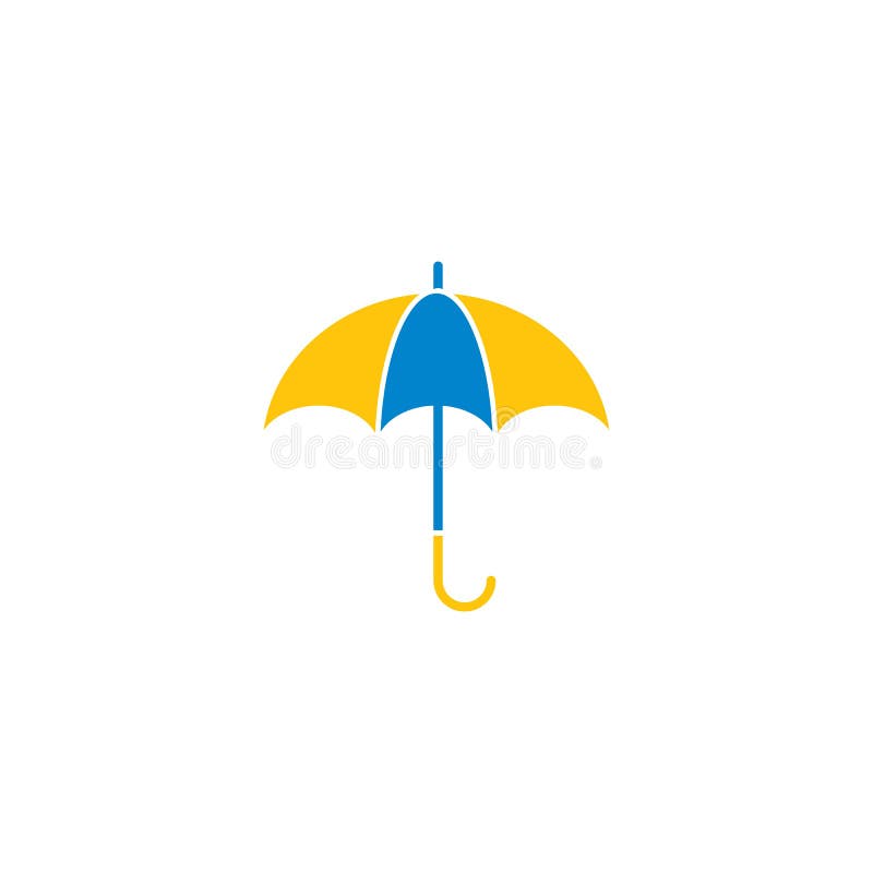 Umbrella logo concept stock illustration