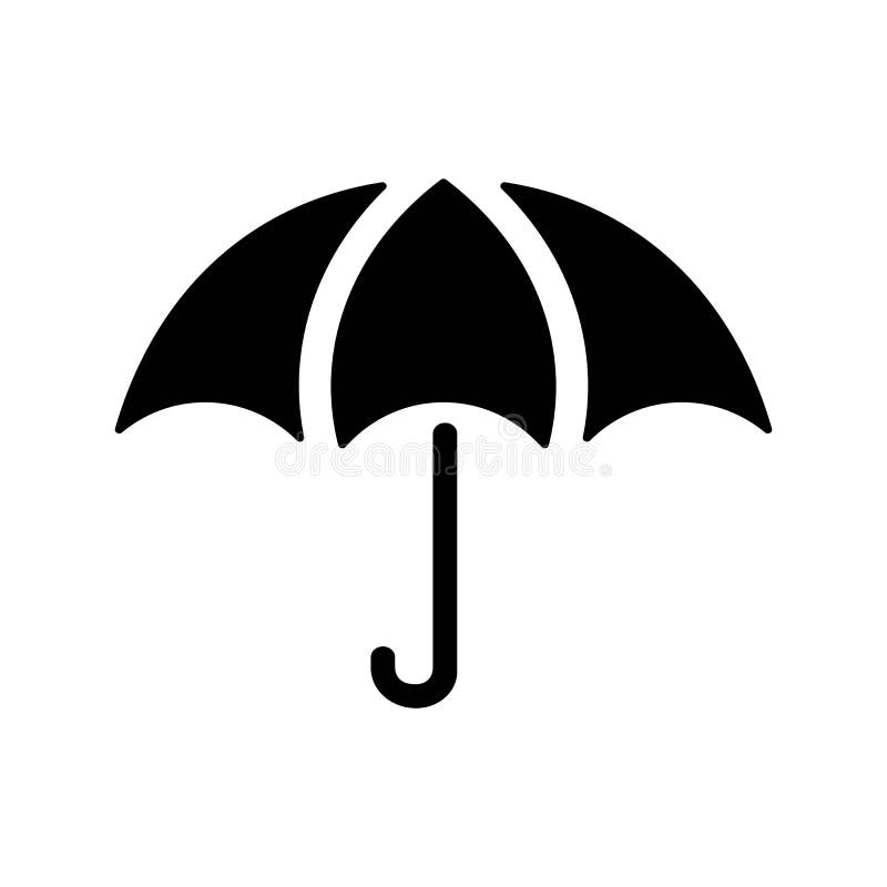 Umbrella logo design illustration vector royalty free illustration