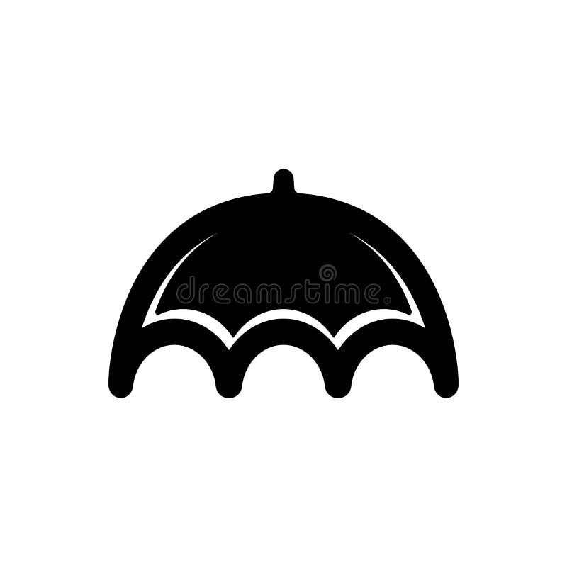 Umbrella logo design illustration vector stock illustration
