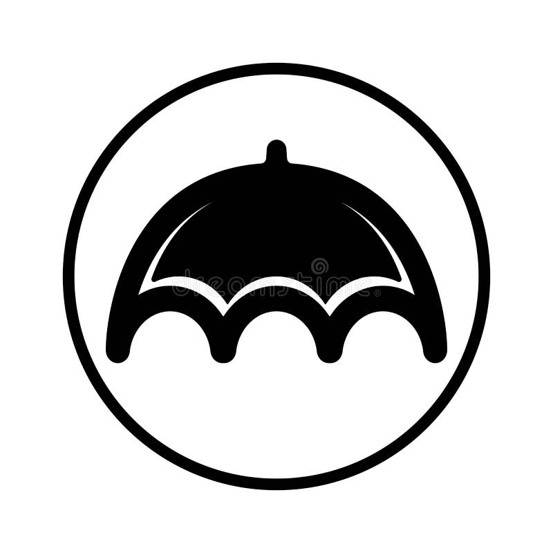 Umbrella logo design illustration vector vector illustration