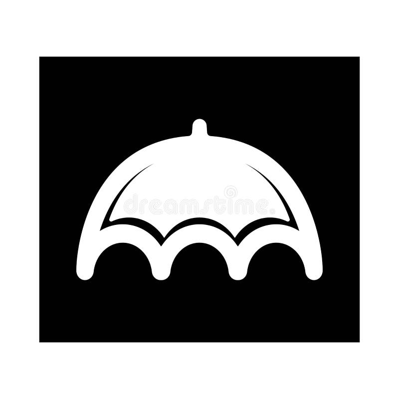Umbrella logo design illustration vector vector illustration