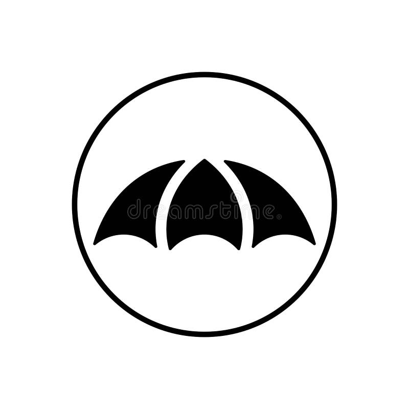 Umbrella logo design illustration vector royalty free illustration