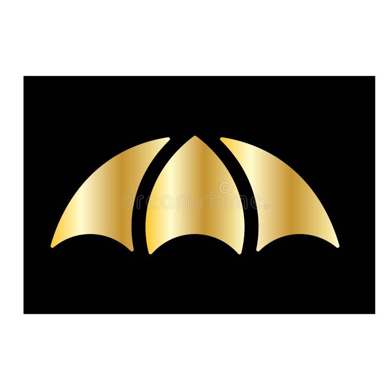 Umbrella logo design illustration vector stock illustration