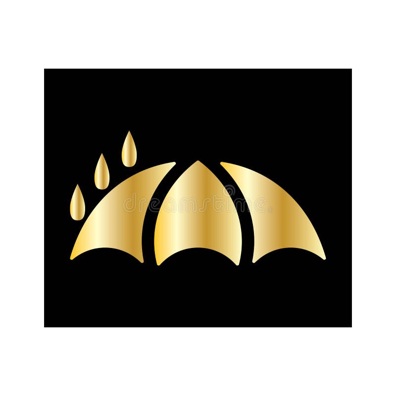 Umbrella logo design illustration vector stock illustration