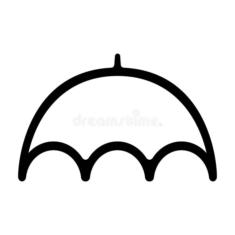 Umbrella logo design illustration vector vector illustration