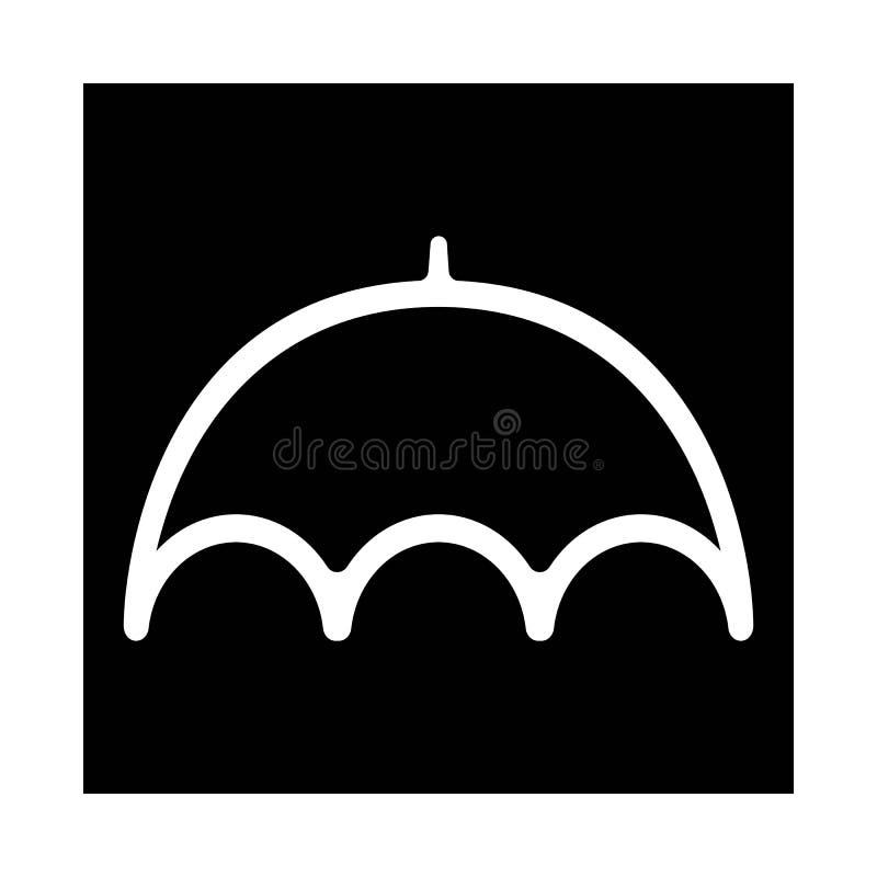 Umbrella logo design illustration vector stock illustration