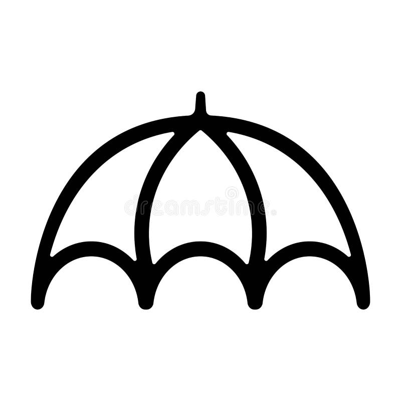 Umbrella logo design illustration vector vector illustration