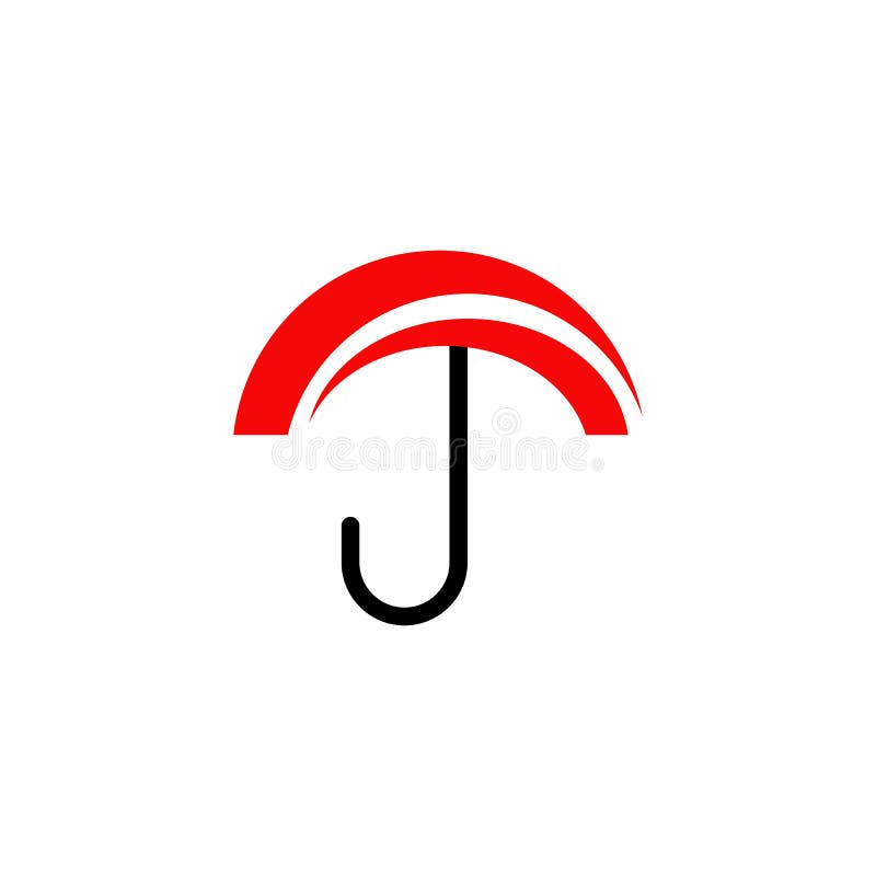 Umbrella Logo Design Vector Template Stock Vector Illustration of