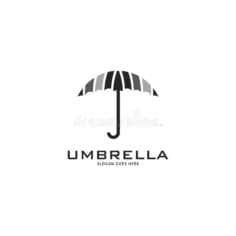 Umbrella Logo Icon Design Vector Template Stock Vector Illustration