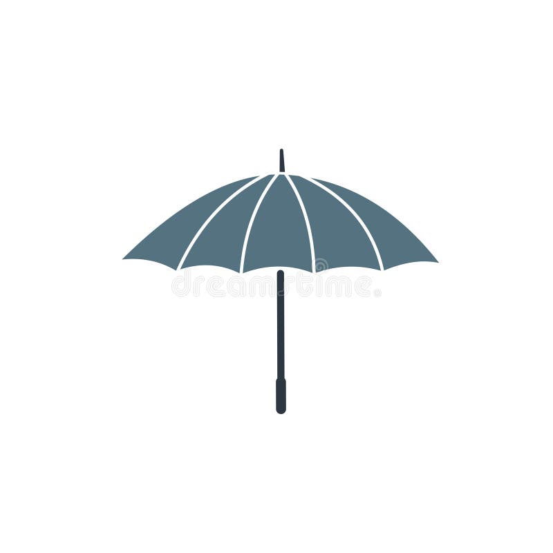 Umbrella logo icon vector illustration