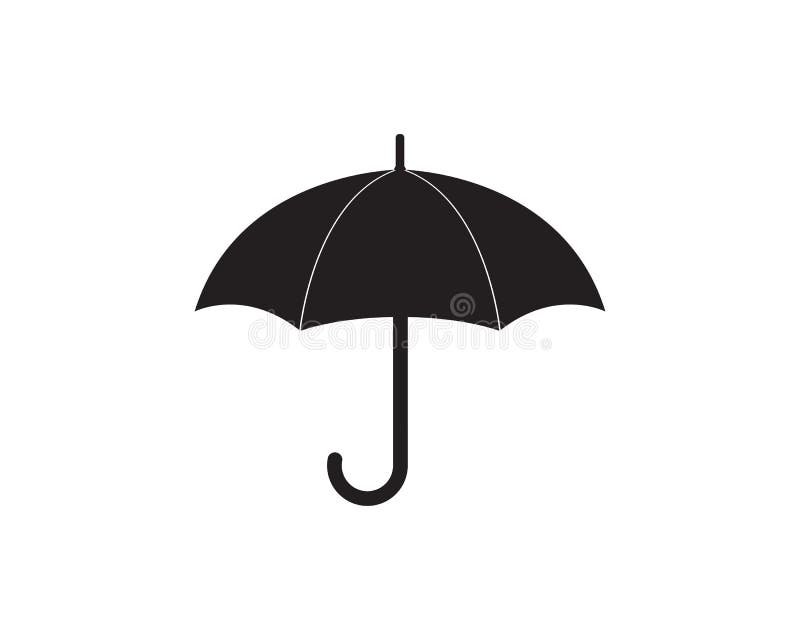 Umbrella logo template vector design stock illustration
