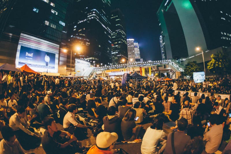 Umbrella Revolution in Hong Kong 2014