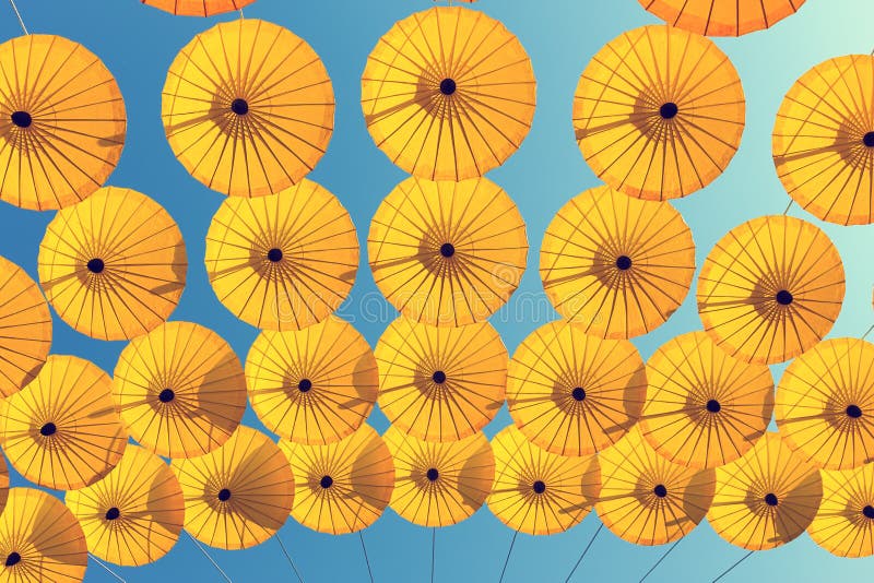 Umbrella Sky Background stock image. Image of decorative 87580287