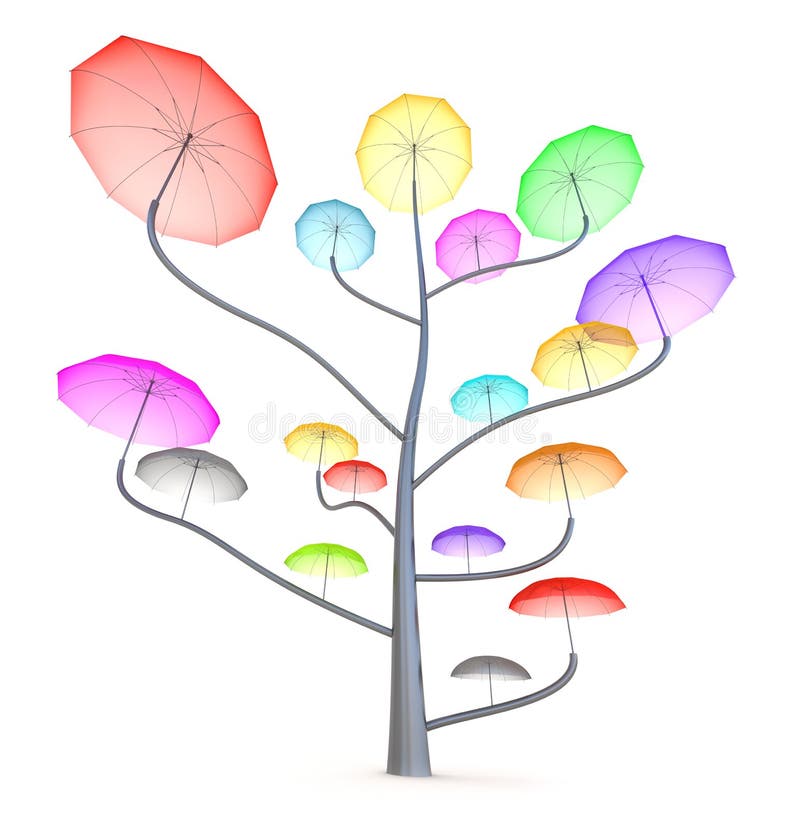 Umbrella Tree Stock Illustrations 20,299 Umbrella Tree Stock