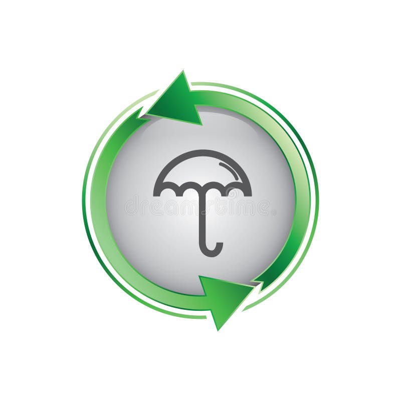 Umbrella. Vector Illustration Decorative Design Stock Vector