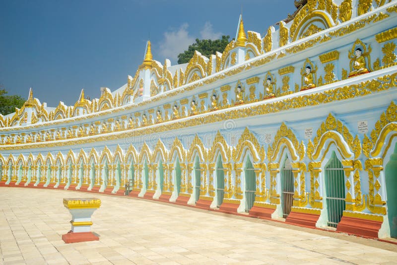 Umin Thonze Pagoda in Sagaing, Myanmar stock images Umin Thonze Pagoda in Sagaing, Myanmar stock images