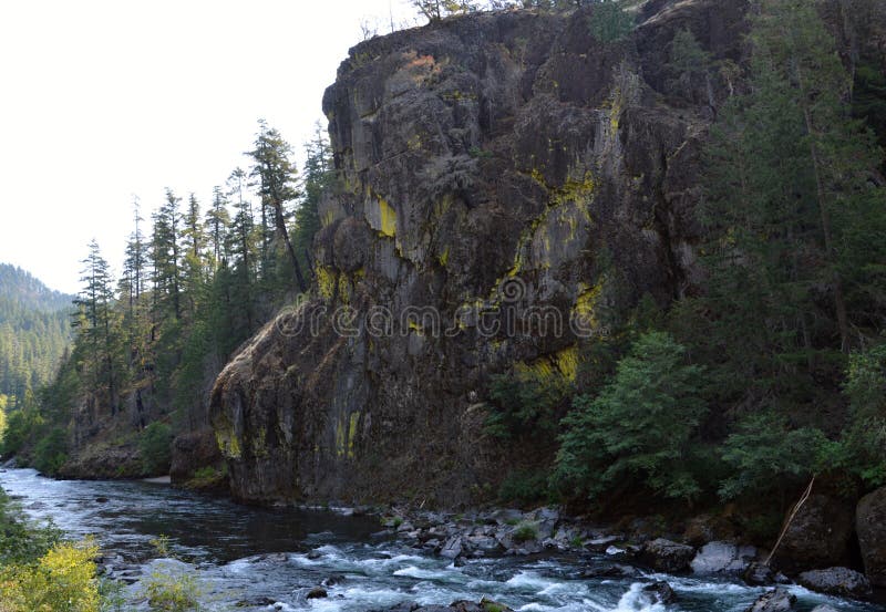 Umpqua River in the Cascade Range, Oregon Stock Image Image of state