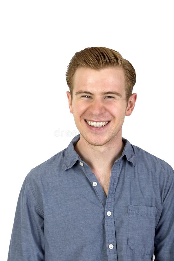 Un adolescente guapo y sonriente imágenes de archivo libres de regalías