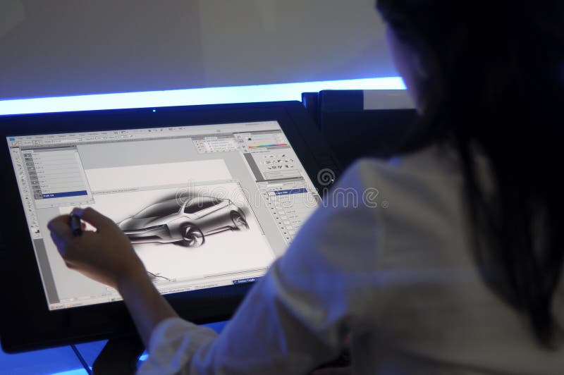 Un artista no identificado muestra un sketchi digital libre illustration Un artista no identificado muestra un sketchi digital libre illustration