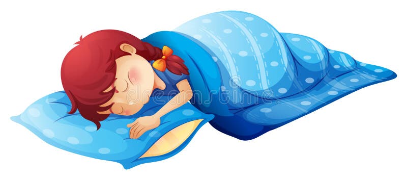 Un bambino addormentato illustrazione di stock Un bambino addormentato illustrazione di stock