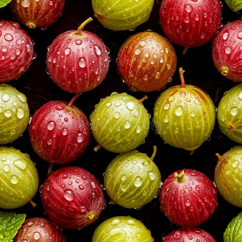 Un bel po' di uva con delle gocce d'acqua addosso. illustrazione di stock